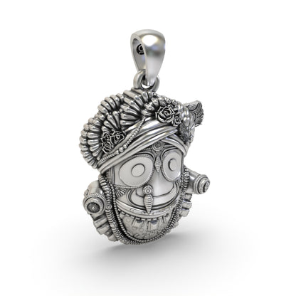 Lord Jagannath 925 Silver Pendant