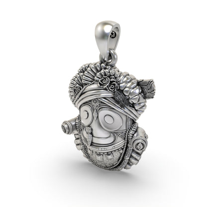 Lord Jagannath 925 Silver Pendant