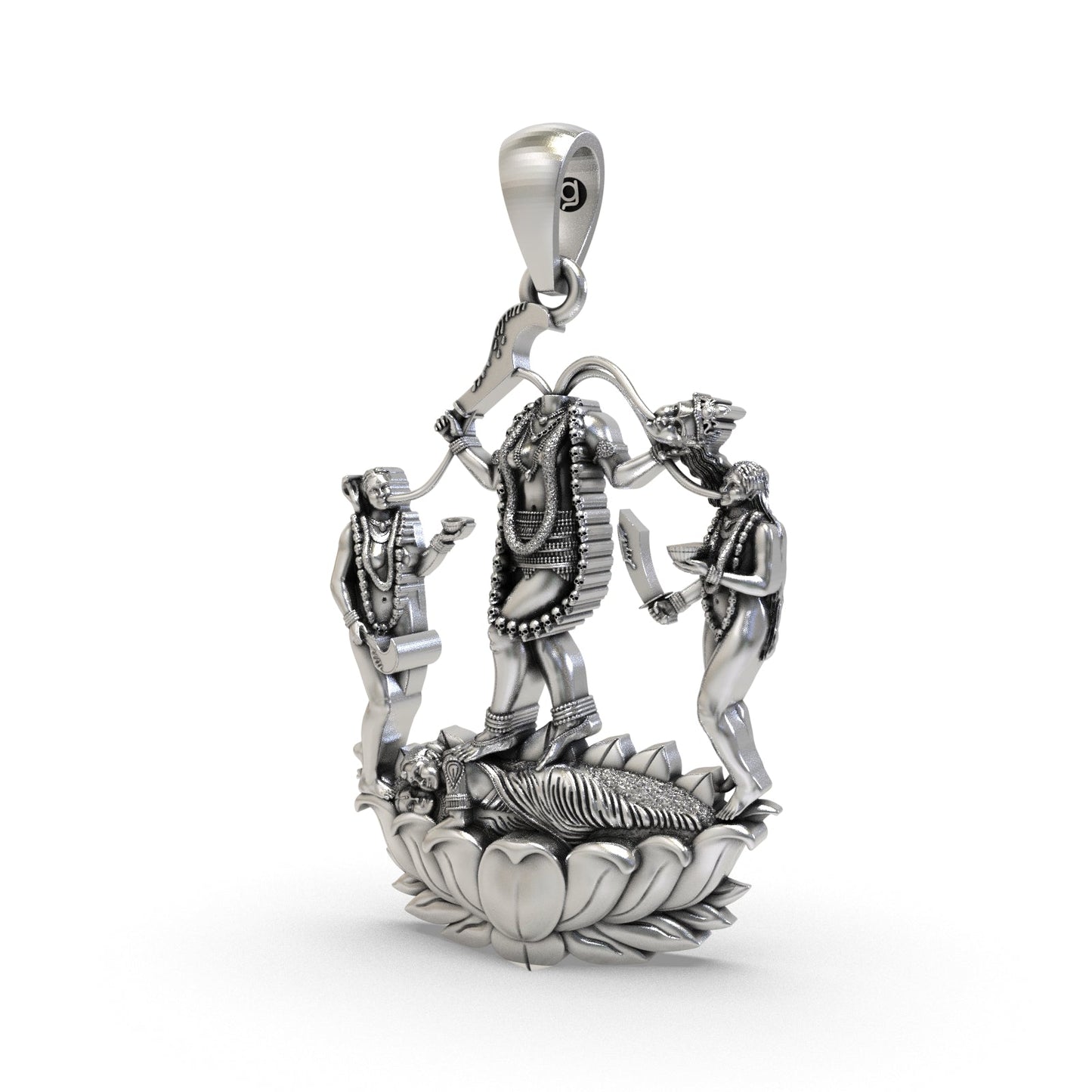 Chhinnamastika Prachanda Chandika Jogani Maa 925 Silver Pendant