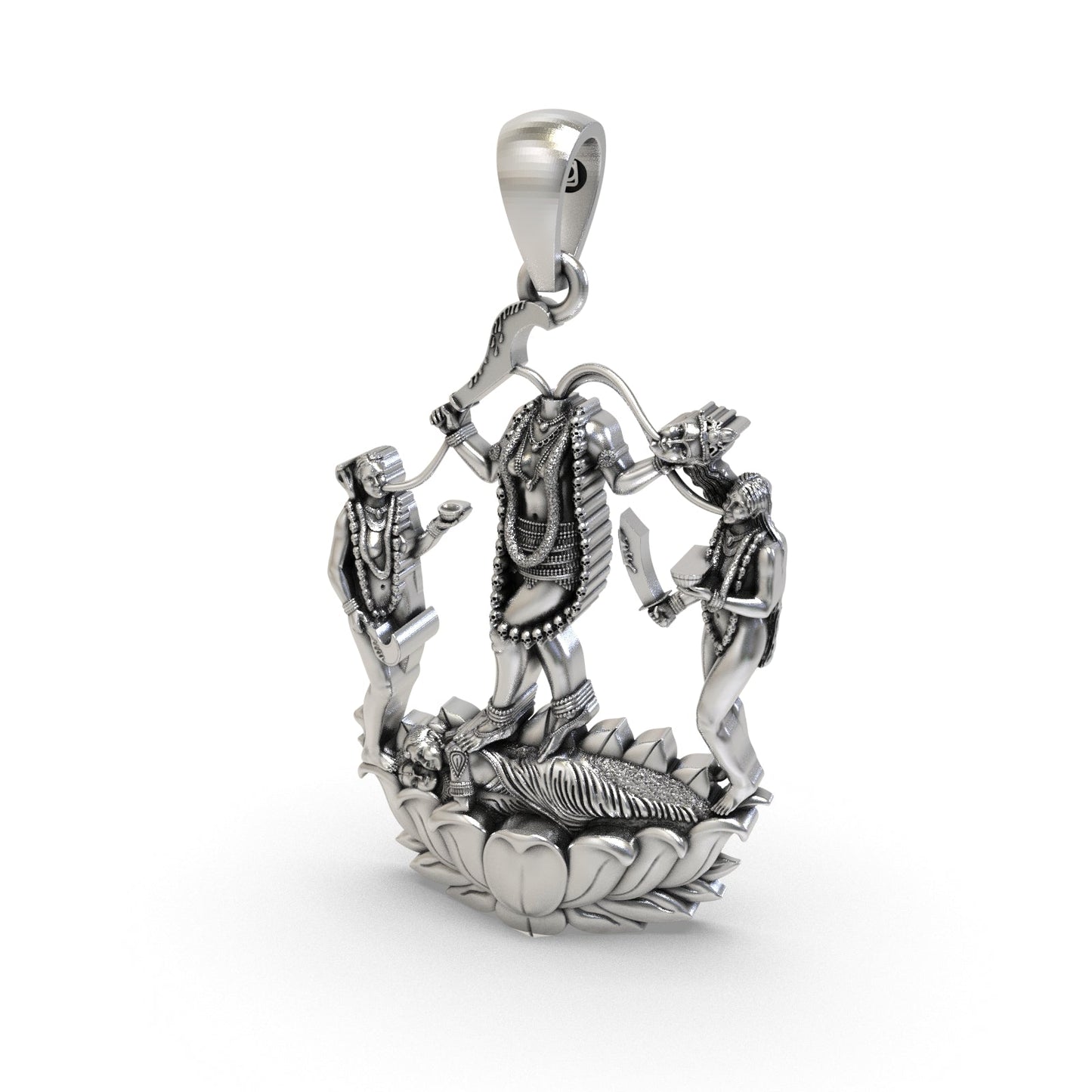 Chhinnamastika Prachanda Chandika Jogani Maa 925 Silver Pendant