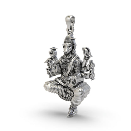 Sacred Varahi Devi 925 Silver Pendant
