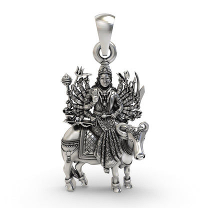 Divine Vihat Maa 925 Silver Pendant