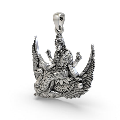 Divine Brahmani Maa 925 Silver Pendant