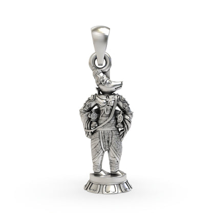 925 Silver Varaha Avatar Pendant – Lord Vishnu Boar Incarnation Jewelry