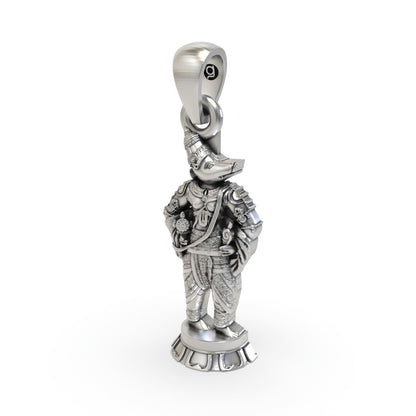 925 Silver Varaha Avatar Pendant – Lord Vishnu Boar Incarnation Jewelry