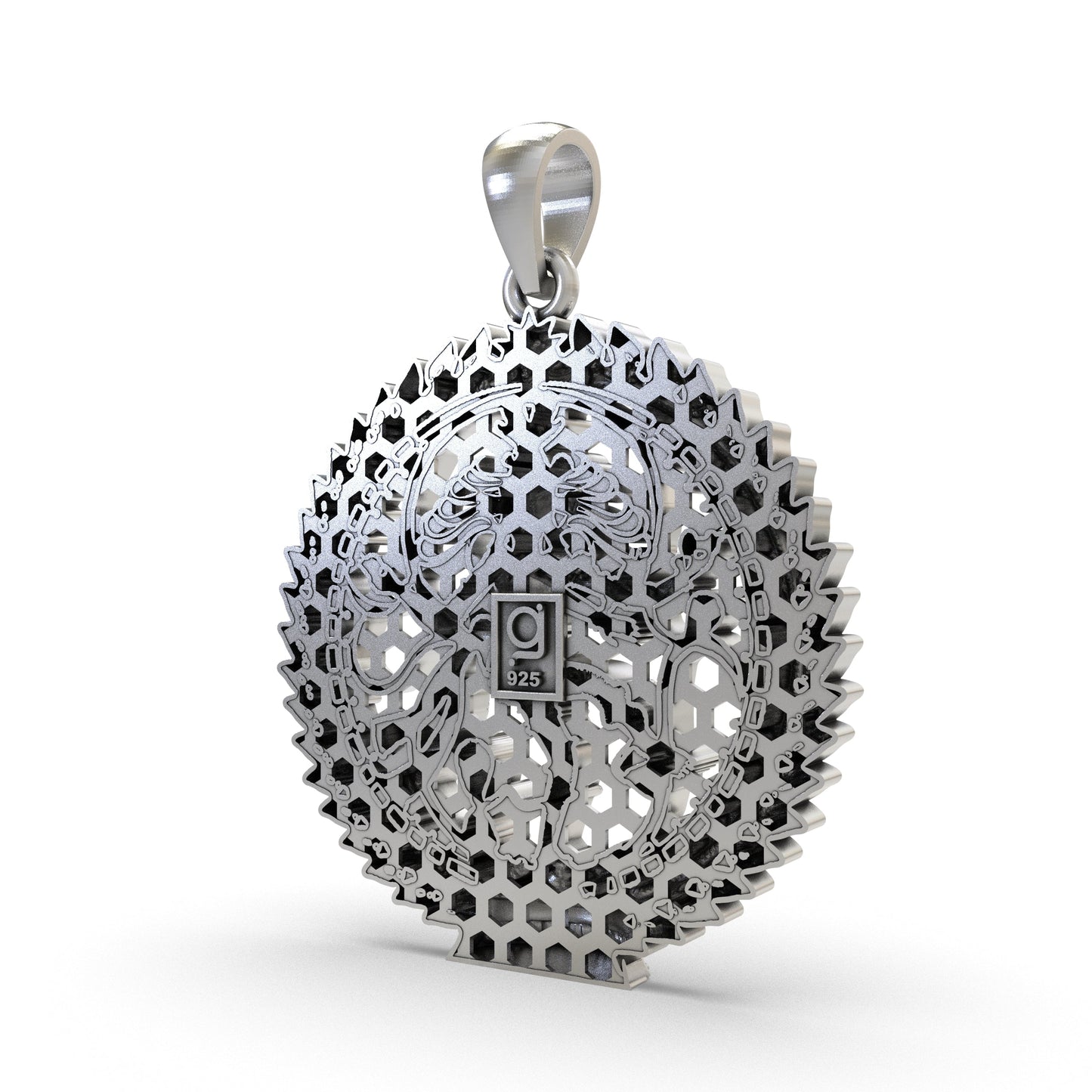 925 Silver Nataraja Pendant – Lord Shiva Dancing Form Devotional Jewelry