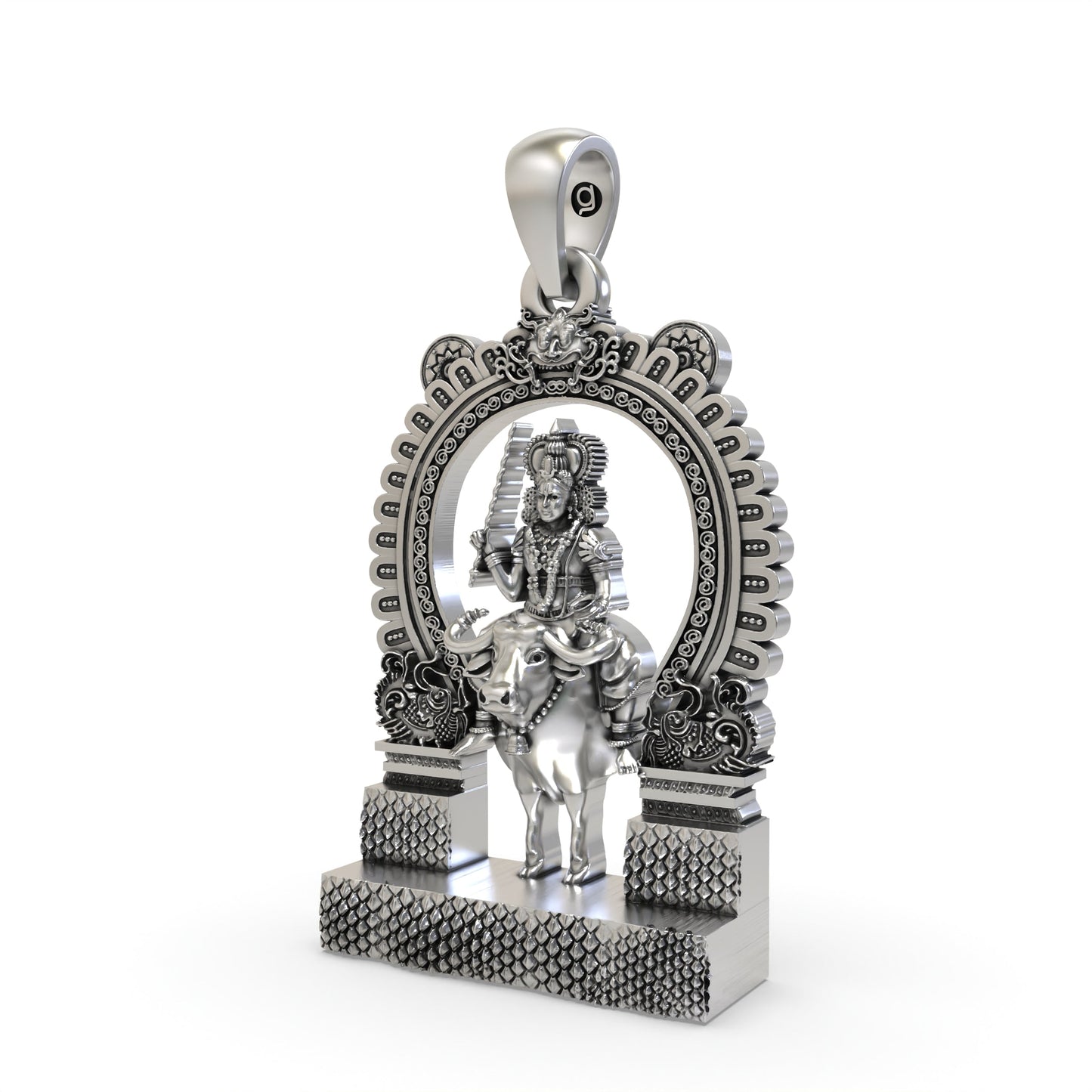925 Silver Vishnumaya Swami Pendant – Chathan Swamy Devotional Protection Jewelry