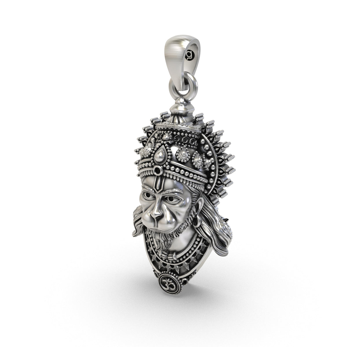 Divine Hanumanji 925 Silver Pendant
