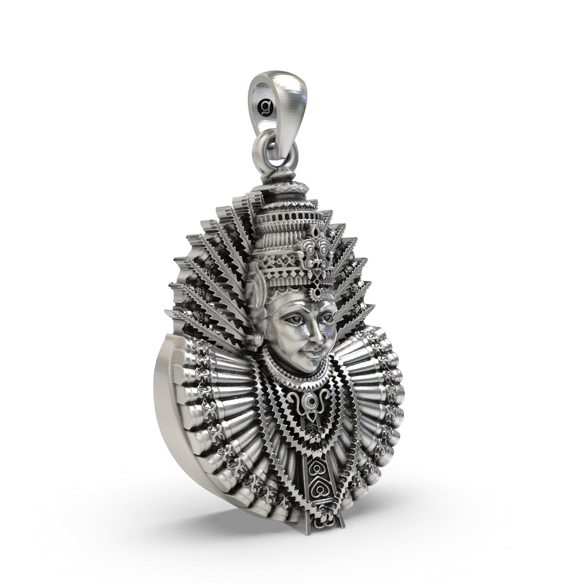 Divine Renuka Devi 925 Silver Pendant