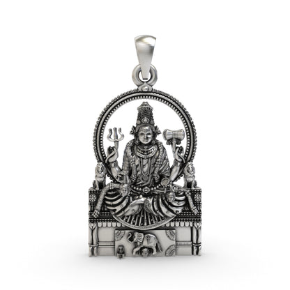 Divine Sri Mannamma Devi 925 Silver Pendant