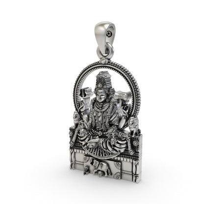 Divine Sri Mannamma Devi 925 Silver Pendant
