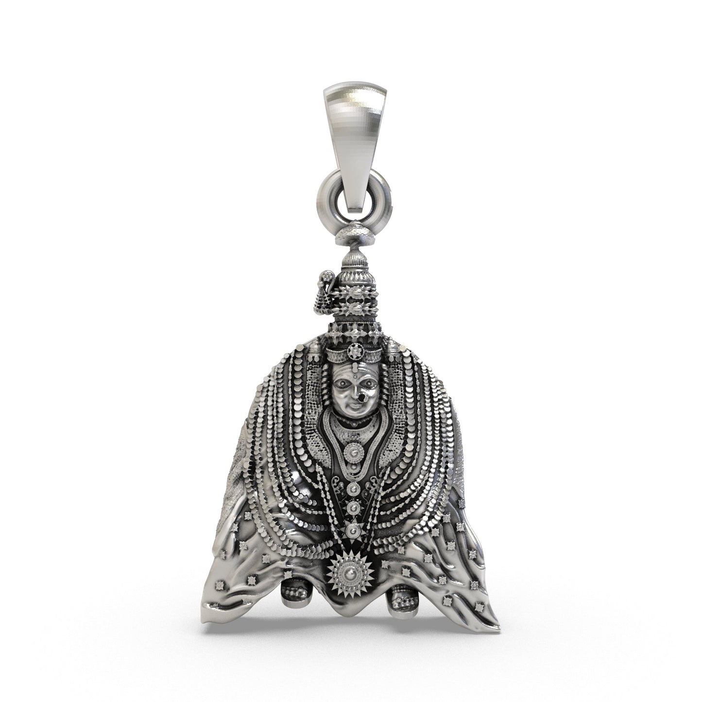 Divine Tulja Bhavani 925 Silver Pendant