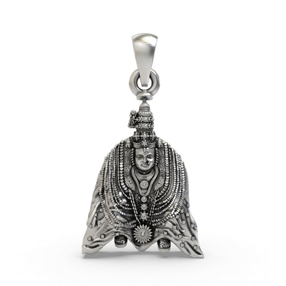 Divine Tulja Bhavani 925 Silver Pendant