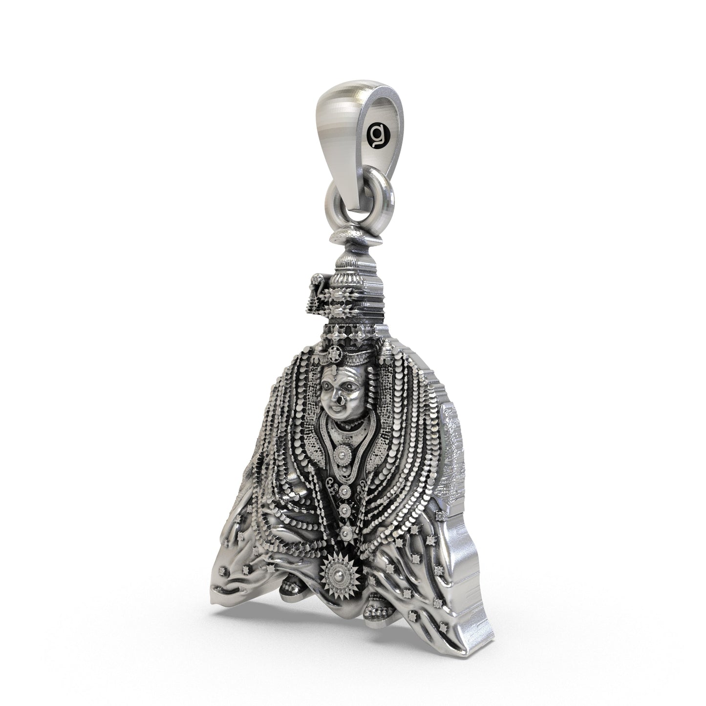 Divine Tulja Bhavani 925 Silver Pendant