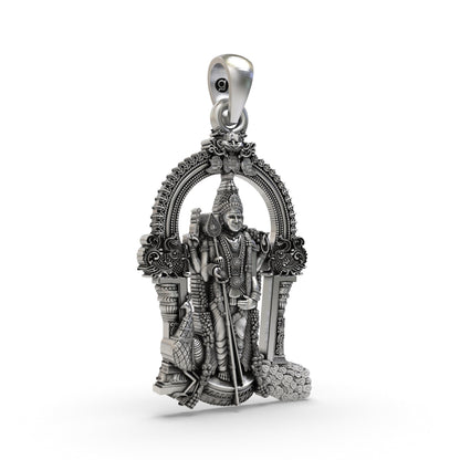 Divine Murugan Kavach 925 Silver Pendant