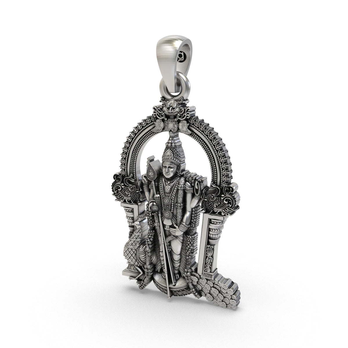 Divine Murugan Kavach 925 Silver Pendant