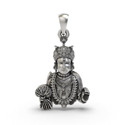 Divine Swaminarayan 925 Silver Pendant