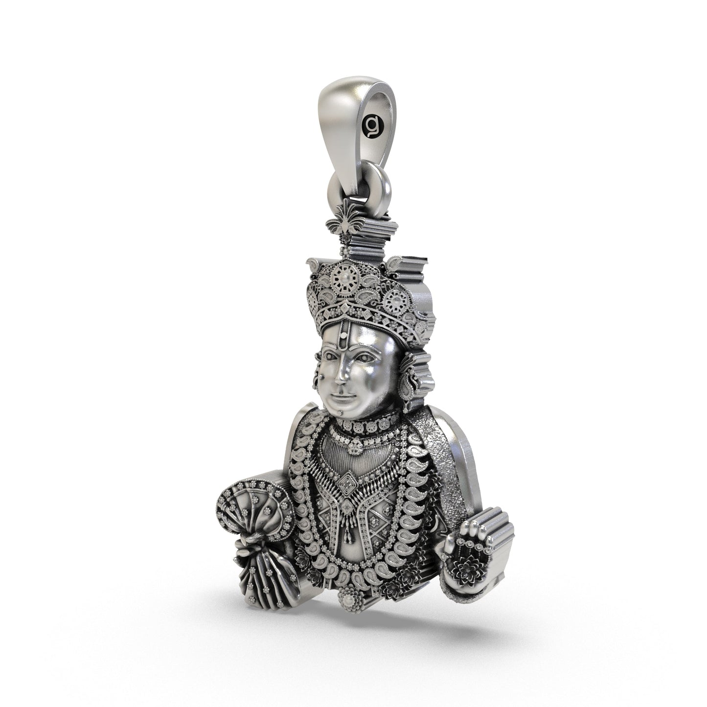 Divine Swaminarayan 925 Silver Pendant