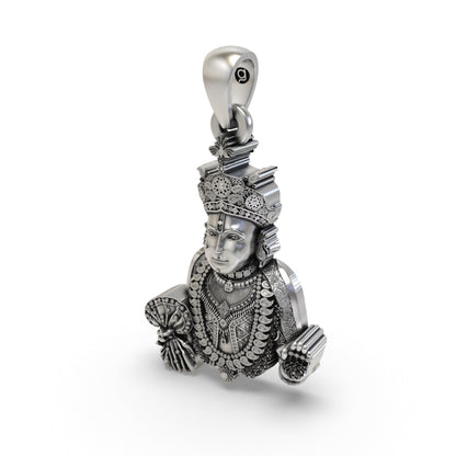Divine Swaminarayan 925 Silver Pendant