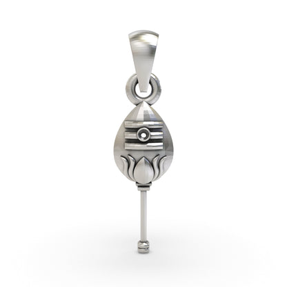 925 Silver Murugan Vel Pendant – Lord Kartikeya Spear Talisman | Skanda Devotional Jewelry