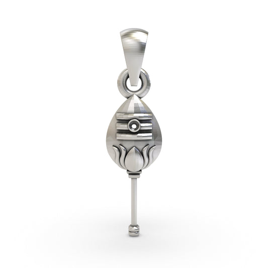 925 Silver Murugan Vel Pendant – Lord Kartikeya Spear Talisman | Skanda Devotional Jewelry