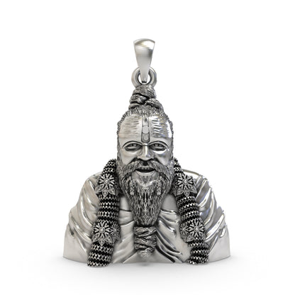 Premanand Ji Maharaj 925 Silver Pendant