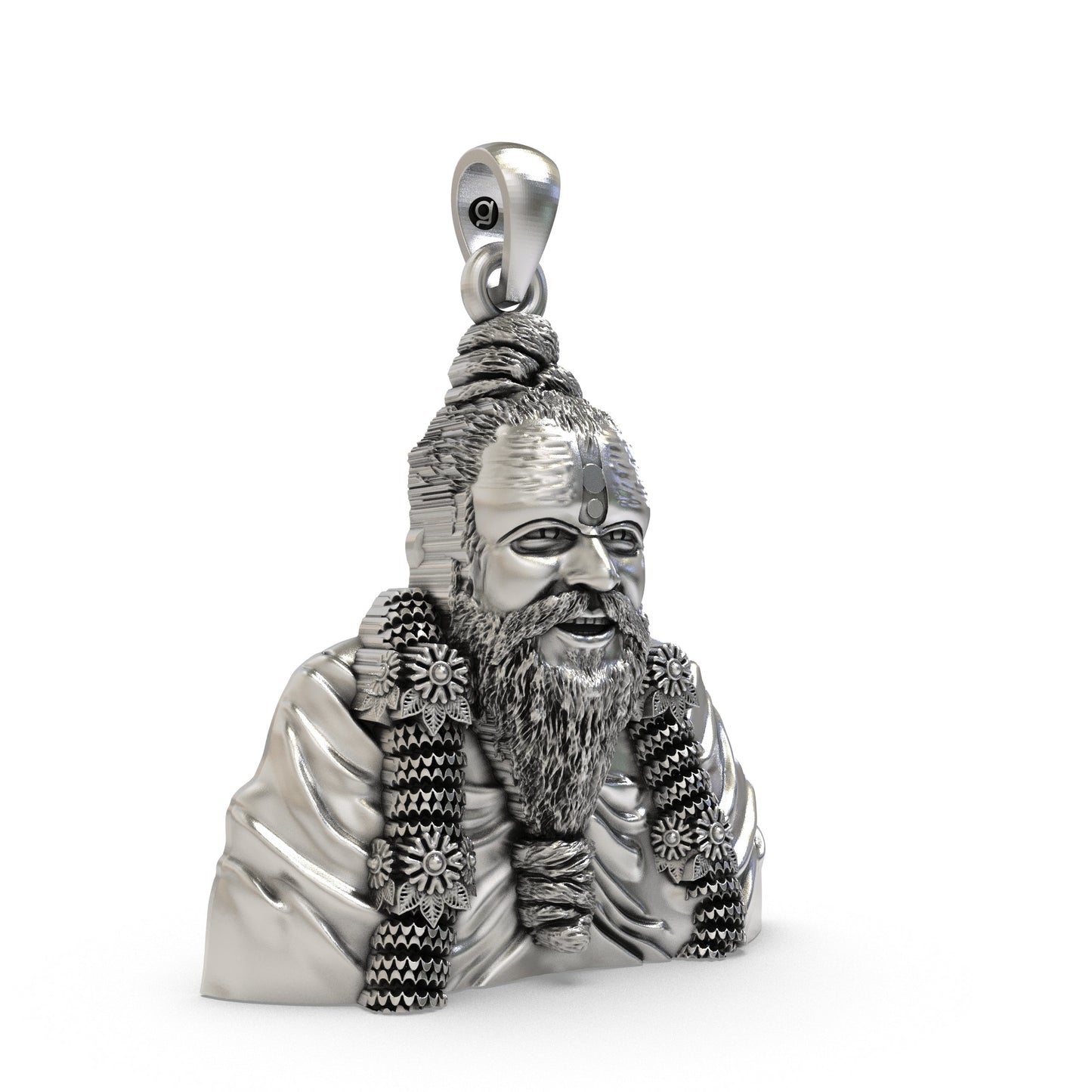 Premanand Ji Maharaj 925 Silver Pendant