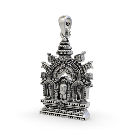 925 Silver Shivling Pendant – Lord Shiva Lingam | Sacred Devotional & Spiritual Jewelry