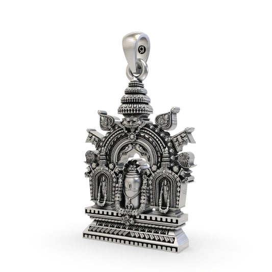 925 Silver Shivling Pendant – Lord Shiva Lingam | Sacred Devotional & Spiritual Jewelry