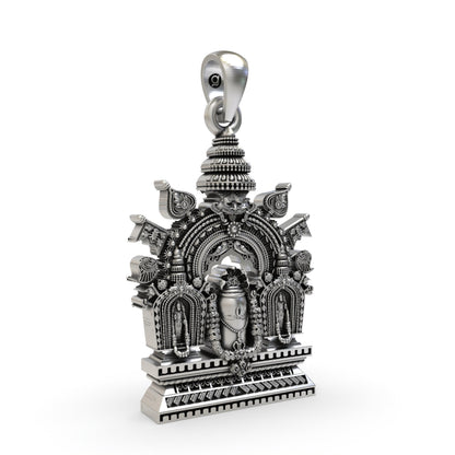 925 Silver Shivling Pendant – Lord Shiva Lingam | Sacred Devotional & Spiritual Jewelry