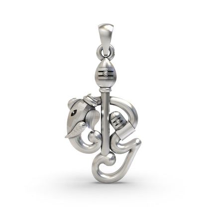 925 Silver Murugan Vel Pendant – Lord Kartikeya’s Divine Spear | Protection & Victory Charm