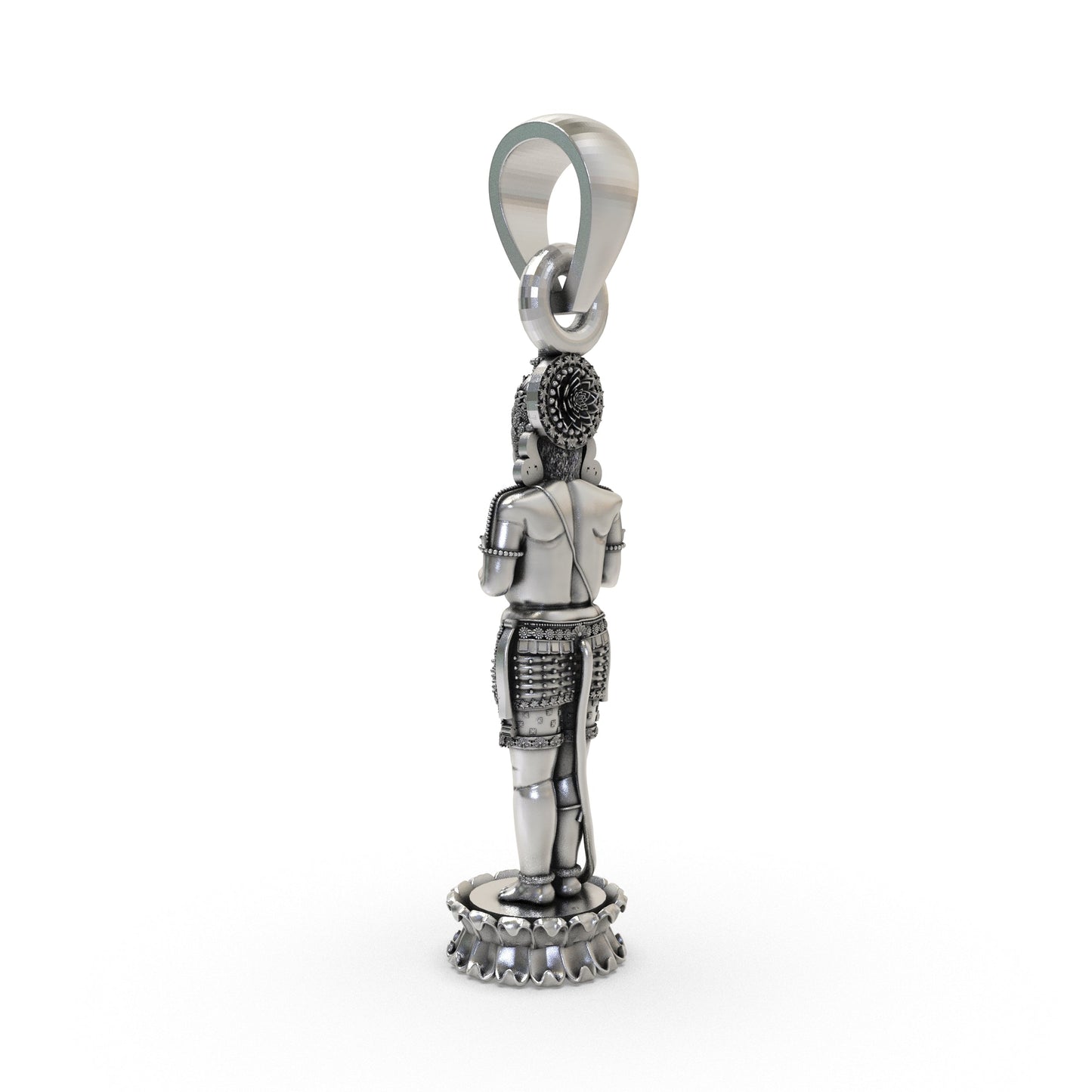 925 Silver Hanumanji Pendant – Lord Hanuman | Divine Strength & Protection Spiritual Jewelry