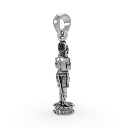 925 Silver Hanumanji Pendant – Lord Hanuman | Divine Strength & Protection Spiritual Jewelry