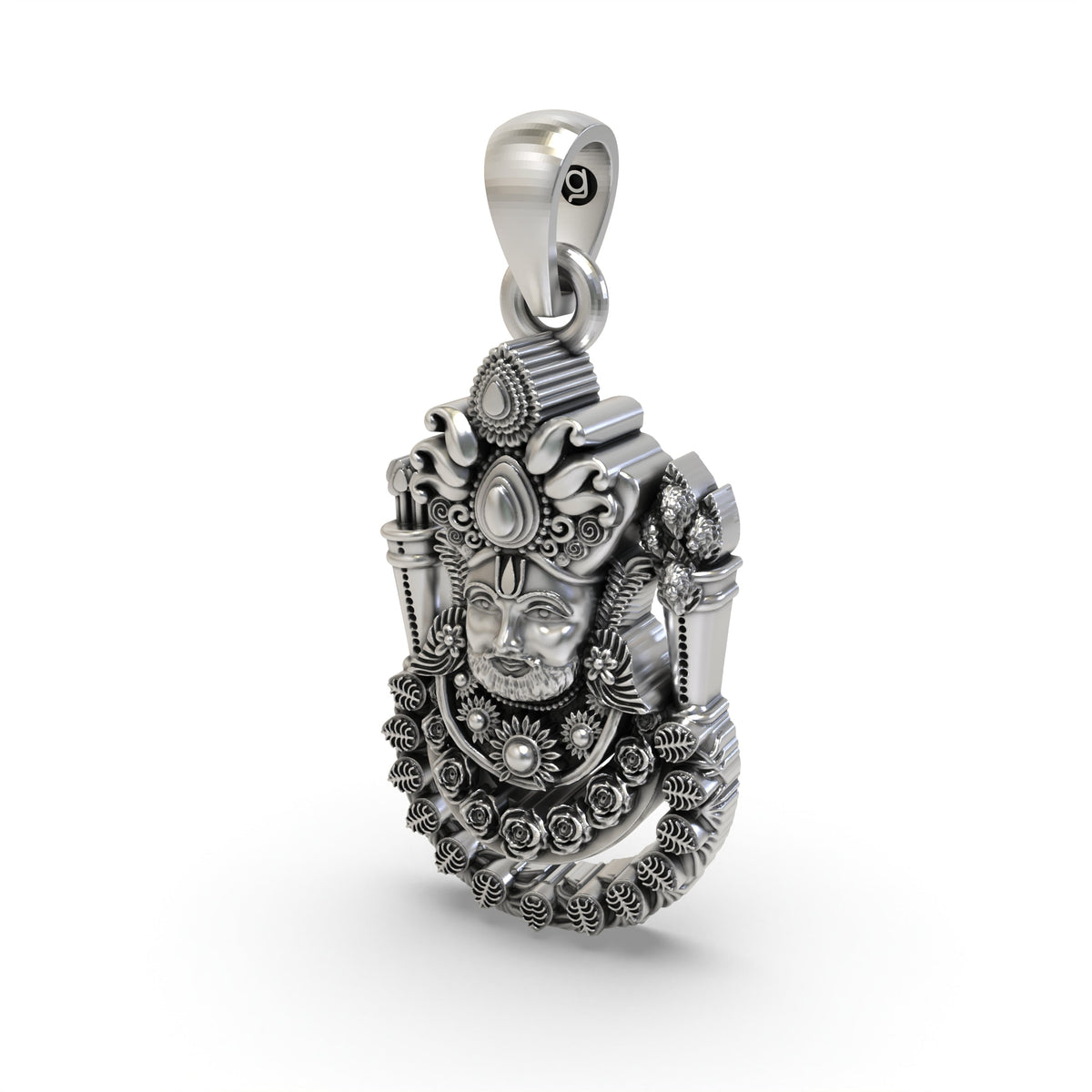 925 Silver Khatu Shyam Ji Pendant | Handcrafted Divine Jewelry | Shukan