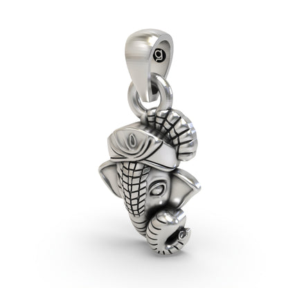 925 Silver Ganesha Face Pendant | Wisdom & Blessings Jewelry