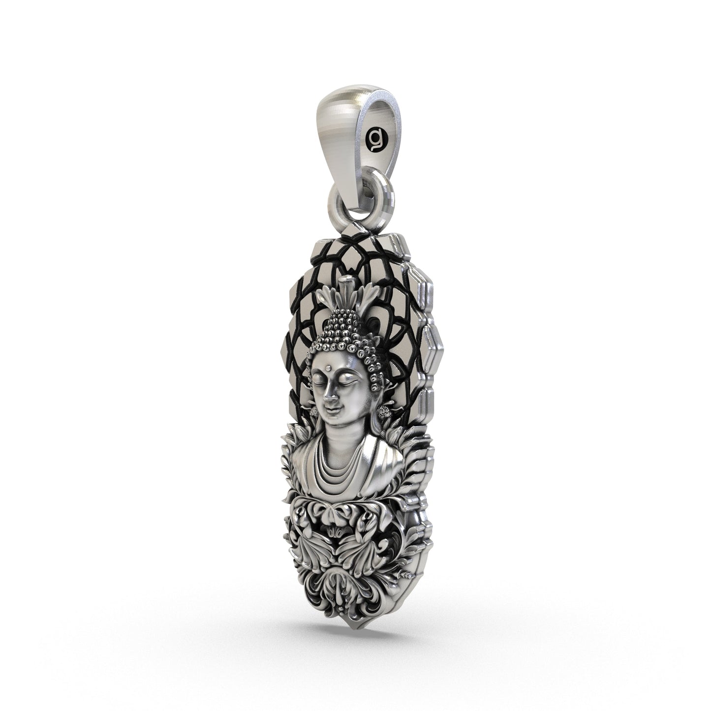 925 Silver Buddha Pendant | Spiritual Zen Meditation Jewelry for Men & Women