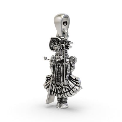 925 Silver Ranchhodraiji Maharaj Pendant – Dakor Krishna Jewelry | Handmade Spiritual Pendant for Devotees