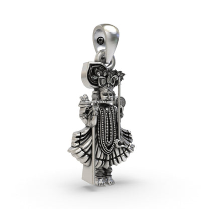 925 Silver Ranchhodraiji Maharaj Pendant – Dakor Krishna Jewelry | Handmade Spiritual Pendant for Devotees