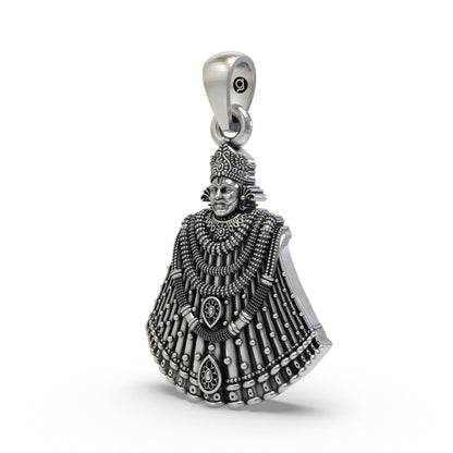 925 Silver Khatu Shyam Ji Pendant | Barbarik Spiritual Jewelry for Devotees