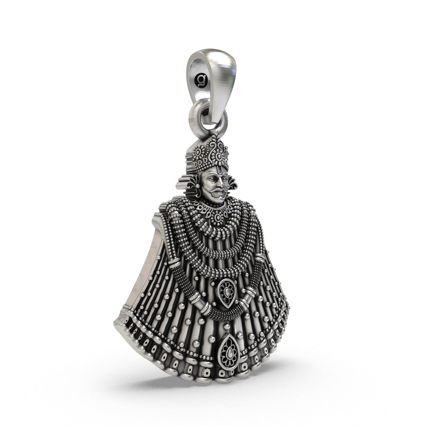 925 Silver Khatu Shyam Ji Pendant | Barbarik Spiritual Jewelry for Devotees