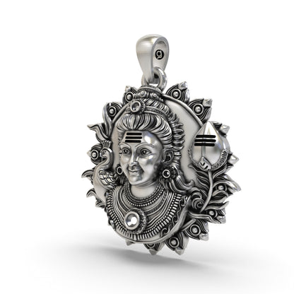 925 Silver Murugan Pendant | Lord Murugan Spiritual Jewelry for Men & Women