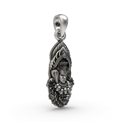 925 Silver Mahadev Shiva Pendant – Sacred Lord Shiva Locket