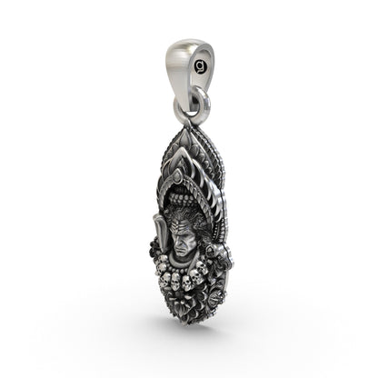 925 Silver Mahadev Shiva Pendant – Sacred Lord Shiva Locket