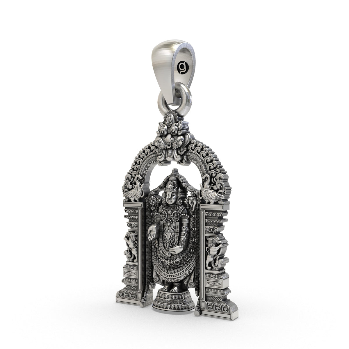 925 Silver Lord Venkateswara Tirupati Balaji Devotional Pendant