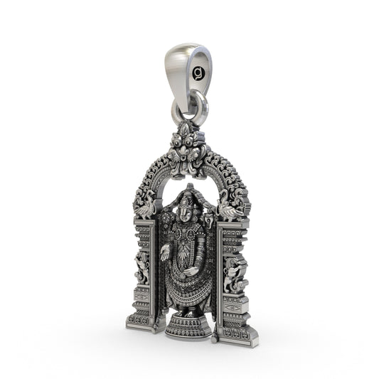 925 Silver Lord Venkateswara Tirupati Balaji Devotional Pendant