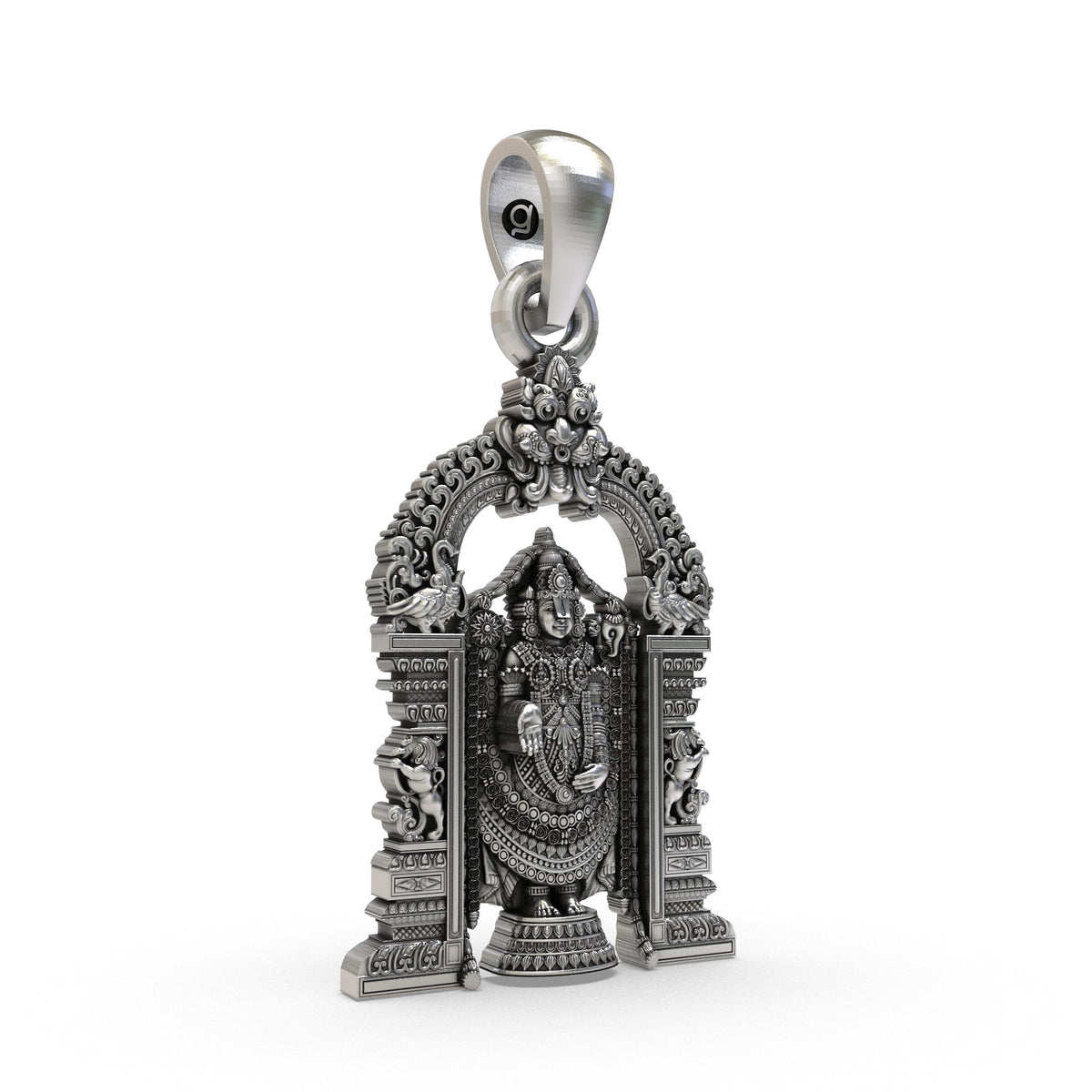 925 Silver Lord Venkateswara Tirupati Balaji Devotional Pendant