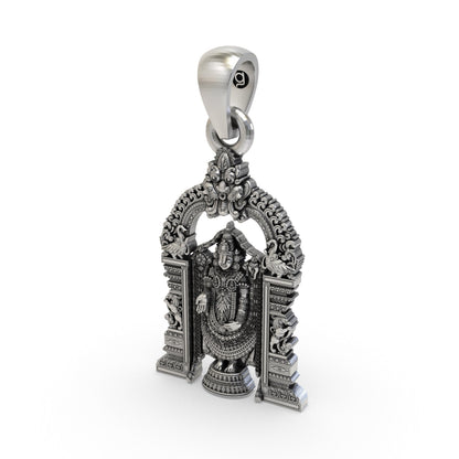 925 Silver Lord Venkateswara Tirupati Balaji Devotional Pendant