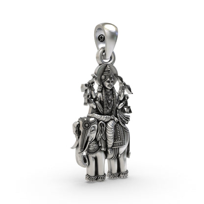 925 Silver Brihaspati Guru Pendant – Sacred Wisdom & Fortune Jewelry