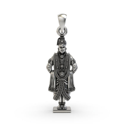 925 Silver Vitthal Vithoba Pendant – Detailed Lord Vitthal Jewelry