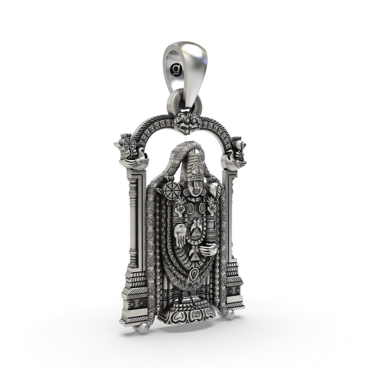 925 Silver Balaji Pendant | Tirupati Venkateswara Swamy Idol – Shukan Jewellers